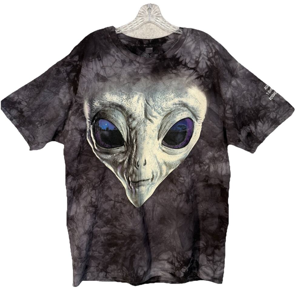 The Mountain Alien Invasion T Shirt Mens XL Gray Roswell New Mexico